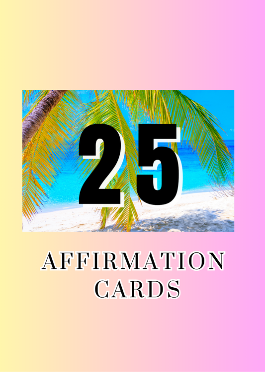 25 Free Affirmation Cards just for clicking our link!!